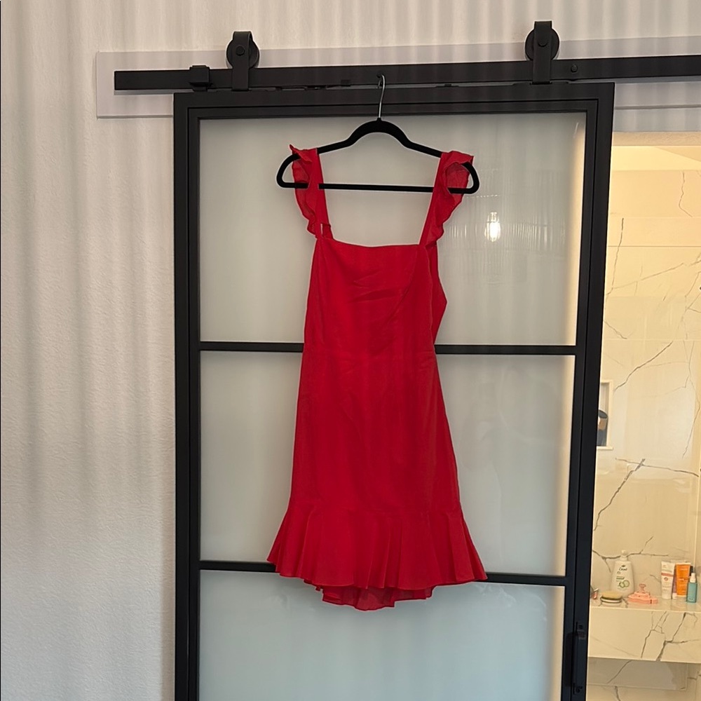 Premier Amour Vibrant Red Dress